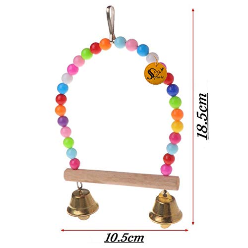 Sage Square Bird Playful Cage Accessories (Swing Small) - Image 4