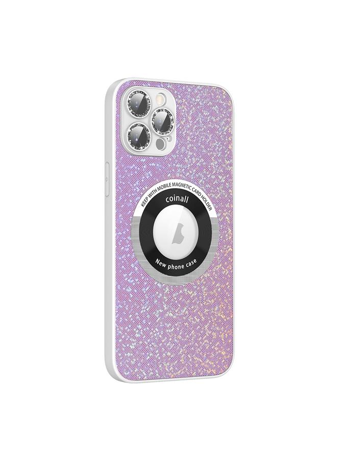 Zaboon Case For iPhone 11 Pro Max Colorful Glitter Magnetic Magsafe TPU + PC Phone Case - Image 1