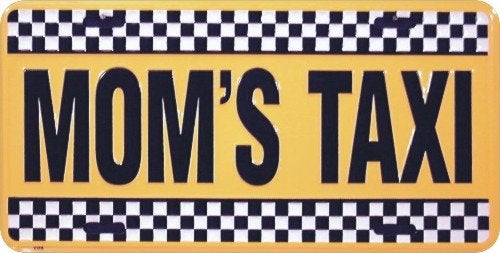 Hangtime Mom's Taxi Metal License Plate 6 X 12 - Image 5