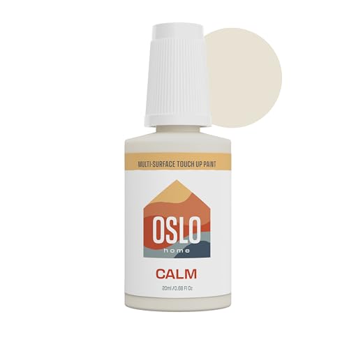 Oslo Home Touch Up Paint, Calm, 20ml, Matte, w/brush in bottle, Quick drying, for Home, Kitchen cabinets, Walls - Image 1