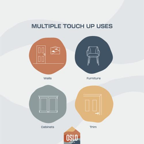 Oslo Home Touch Up Paint, Calm, 20ml, Matte, w/brush in bottle, Quick drying, for Home, Kitchen cabinets, Walls - Image 5