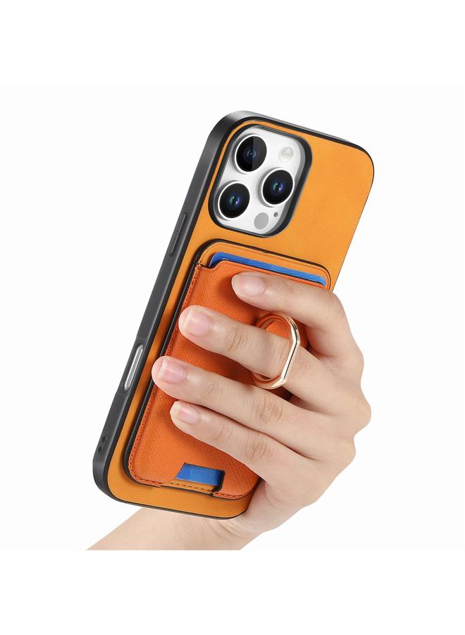 زبون جراب لهاتف iPhone 12 Pro حقيبة بطاقات جلدية بتصميم متقاطع عتيق مع جراب هاتف MagSafe - Image 5