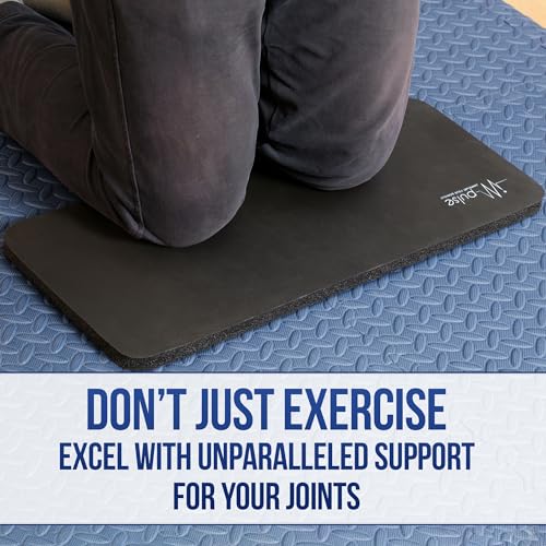 Impulse Yoga Knee Pads Cushion, Thick 1" (25mm) Workout Mat Provides Cushion for Kneeling & Elbows, Non-Slip & Portable Exercise Knee Pad for Yoga, Elbow, Wrist Pain, Planks, Pushups & Floor Exercises - Image 3
