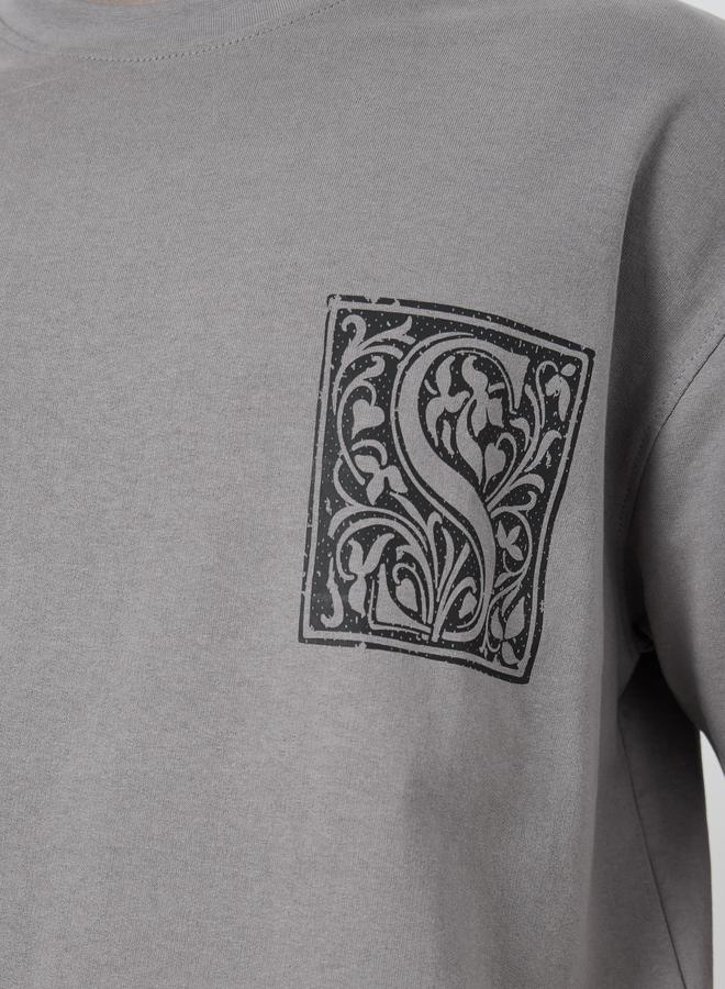 ستايلي تيشيرت واسع بطبعة جرافيك - Image 4