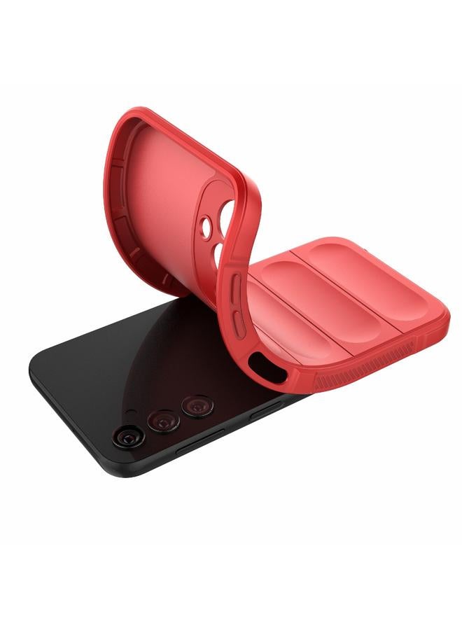 اس-توب جراب لهاتف Samsung Galaxy A24 5G / A24 4G Magic Shield TPU + جراب هاتف من الفلانيل - Image 5