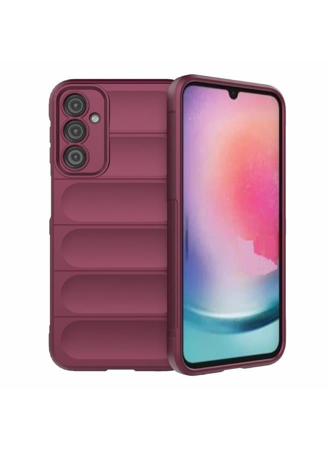 اس-توب جراب لهاتف Samsung Galaxy A24 5G / A24 4G Magic Shield TPU + جراب هاتف من الفلانيل - Image 1