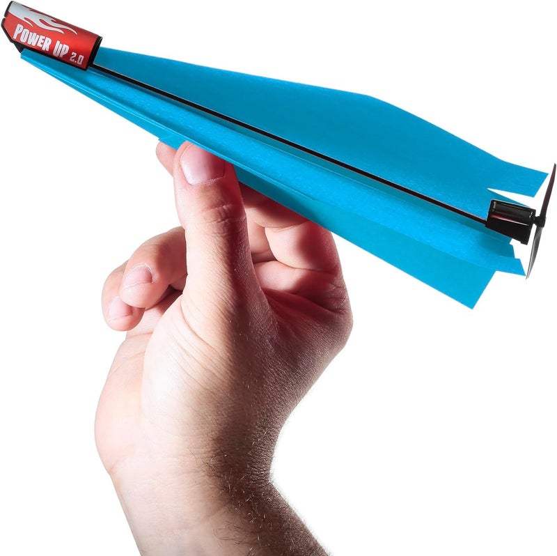 PowerUp POWERUP 2.0 Paper Airplane Conversion Kit | Electric Motor for DIY Paper Planes | Fly Longer and Farther | Perfect for Kids & Adults | Ready to Use Aeroplane Engine Kits  - Image 1