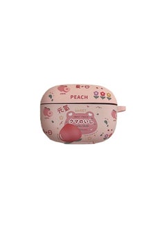 Applicable VIVO TWS3Pro/3E Wireless Bluetooth Headset Protective Case Cartoon Soft Case TWS4 Headset Case-Color:Silicone Soft Shell-peach-Model:Vivo Tws 2/2e (protective Case)