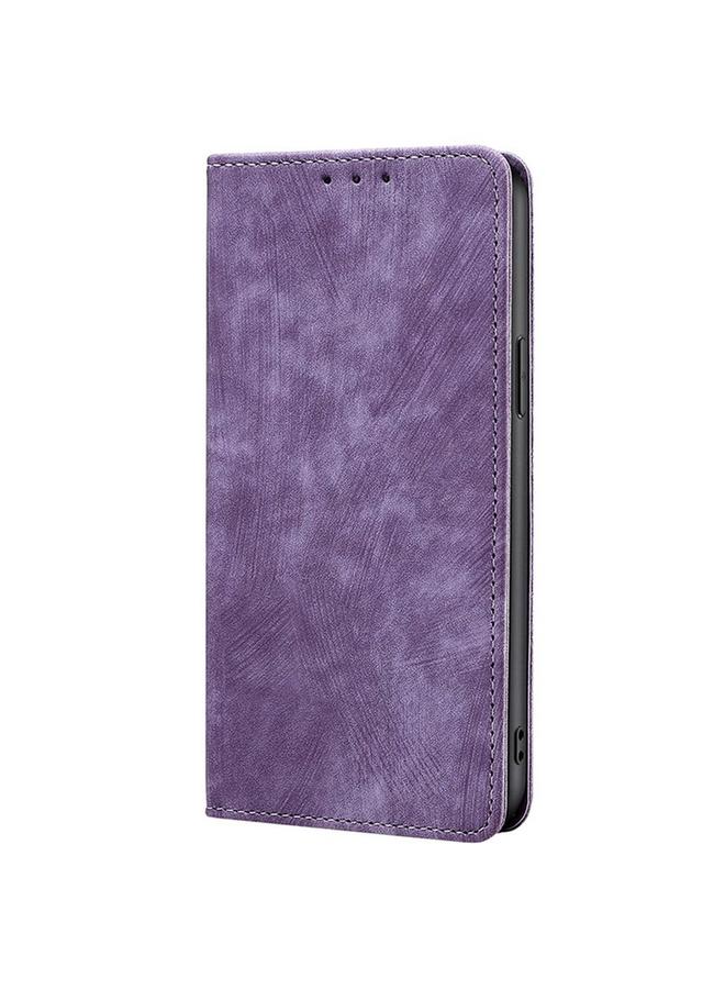 S-TOP Case For Samsung Galaxy S25 Ultra 5G RFID Anti-theft Brush Magnetic Leather Phone Case - Image 2
