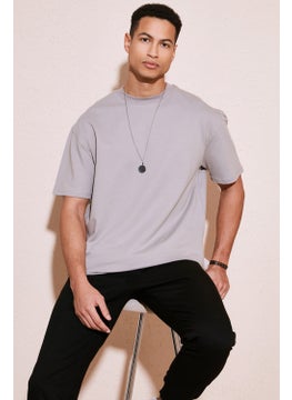 Buratti Cotton Crew Neck Relaxed Fit Basic T Shirt Men's T Shirt 5902610  - Image 1