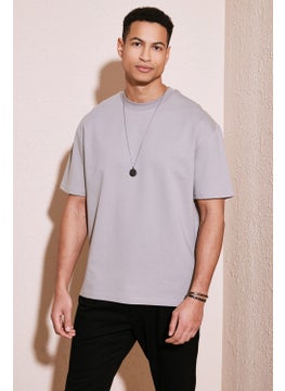 Buratti Cotton Crew Neck Relaxed Fit Basic T Shirt Men's T Shirt 5902610  - Image 2