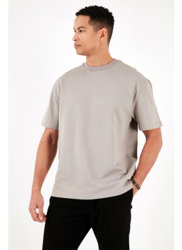 Buratti Cotton Crew Neck Relaxed Fit Basic T Shirt Men's T Shirt 5902610  - Image 3