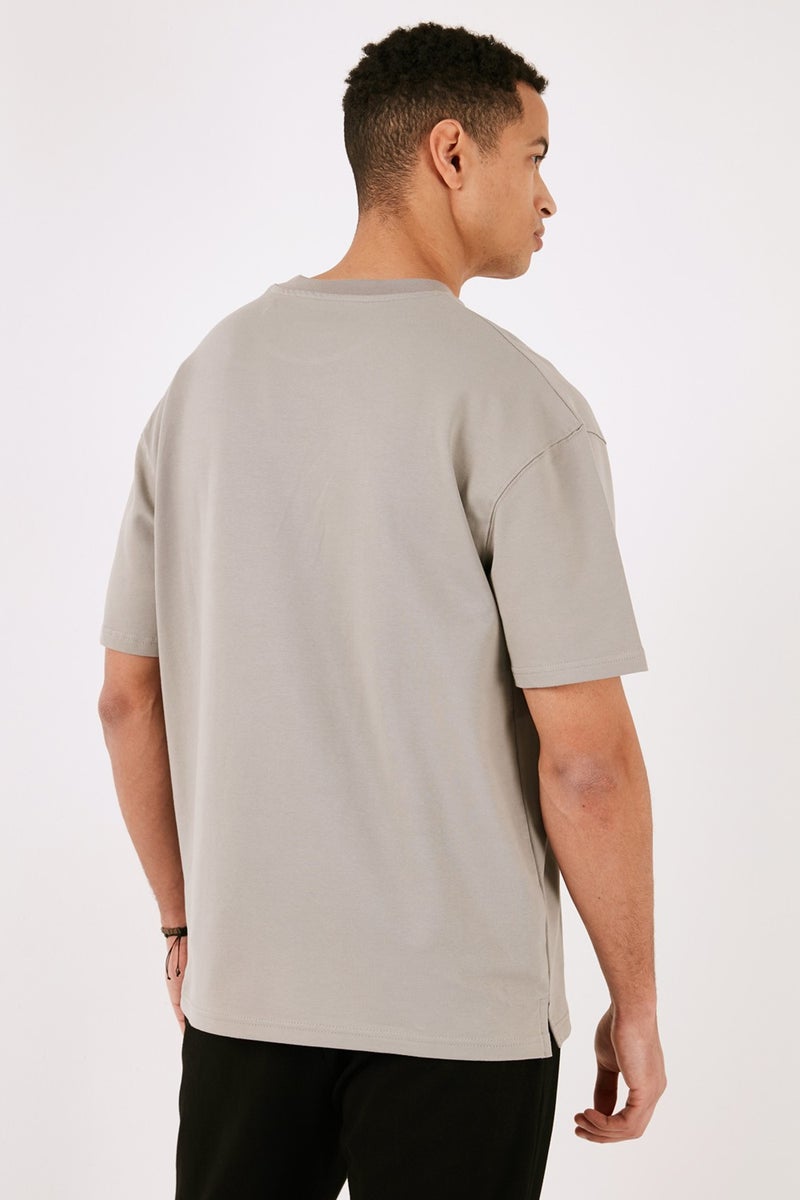 Buratti Cotton Crew Neck Relaxed Fit Basic T Shirt Men's T Shirt 5902610  - Image 5