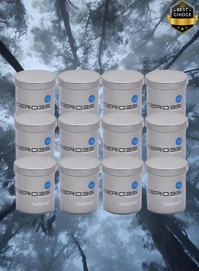 zero35 12 Pieces Mint Fragranced Hair Bleaching Powder 500ml - Image 1