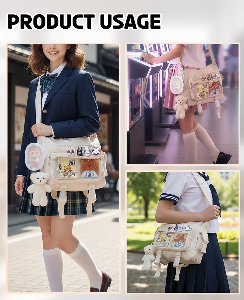 Gaahkai Crossbody Ita Bag, Kawaii Messenger Itabag with Blind Box Display Bag - Image 2