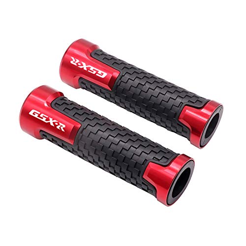 PPXIONG GSXR Motorcycle Handlebar Hand Grips: for Suzuki GSXR 125 | 250 | 300 | 600 | 750 | 1000 7/8" 22mm Red - Image 1