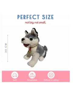 Lukadah LUKADAH Premium Quality Chihuahua Stuffed Animal Plush Toy-Ultra Soft Huggable Dog Plushie Toy-Realistic Soft Puppy Toy-Best Gift for KIDS (Silvery)  - Image 3