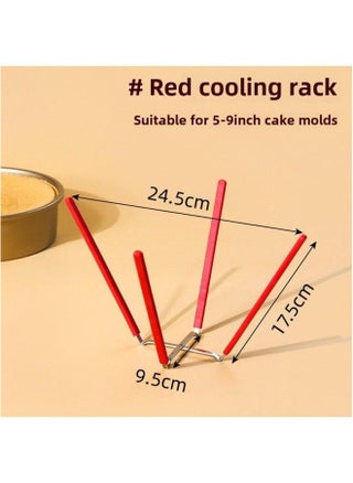 Qifeng Cake Embryo Cooling Rack 6 Inch Upside Down Put Cold Net Bracket Baking 8 Mold Support Four Claw Wholesale-Specifications:1 Red Four-claw - pzsku/Z00BEC37295A1C5B766E7Z/45/1744449502/c6b611e5-f9cb-4117-a861-d6e02d45e600