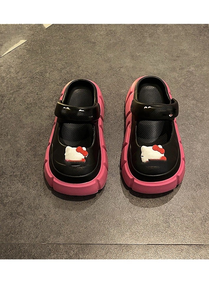 Cute Cartoon Fashionable Versatile Baotou Slippers  - Image 1