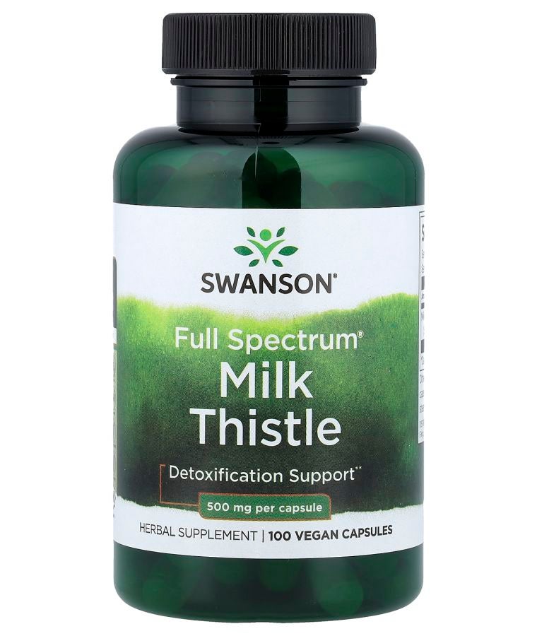 Full Spectrum® Milk Thistle 500 mg 100 Vegan Capsules