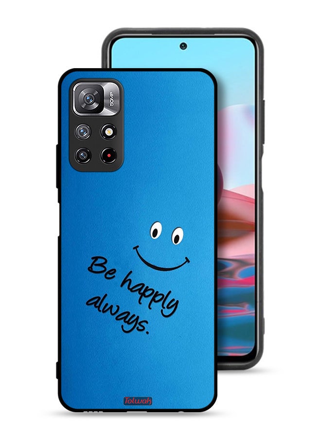 Tolwak Xiaomi Redmi Note 11S Protective Case Cover Be Happy Always - Image 1