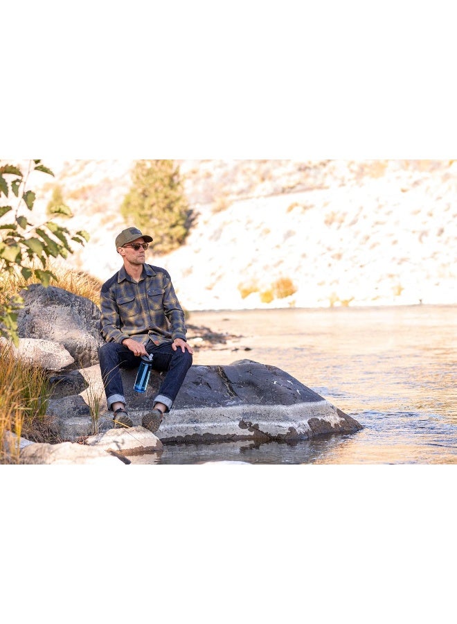 كاميلباك زجاجة CamelBak Eddy+ بسعة 32 أونصة / 1 لتر – Oxford، خالية من BPA، صمام عض مصمم حديثًا، مقاومة للتسرب - Image 5