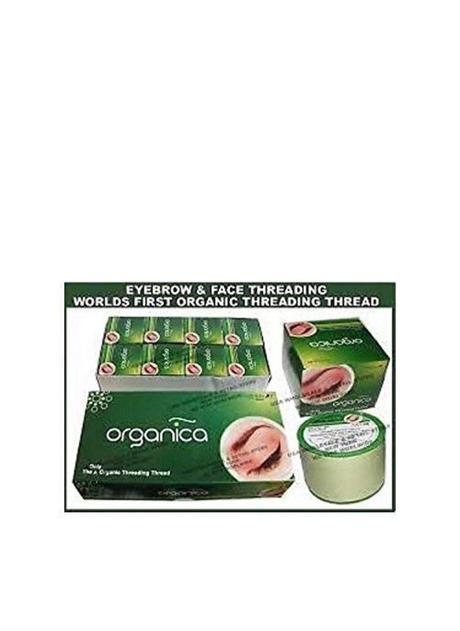 Organica Eyebrow Ibrow Threading Thread Box Of 8 Spools300M Each Forehead Upper Lip Chin Saloon Special  - Image 4