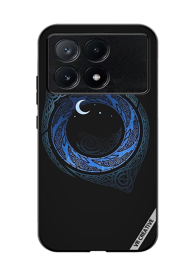 Protective Case Cover For Xiaomi Poco X6 Pro Moonlight Design Multicolour