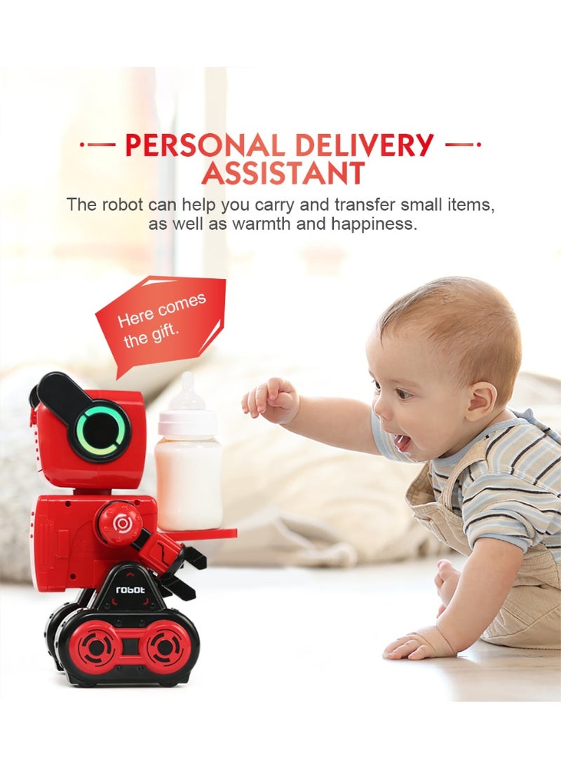 JJRC Interactive Voice Robot for Kids – Cady Wile Smart Robot with Programmable Singing and Talking Features, Voice Commands, and Learning Play – RC Robot for Kids Educational Toy  - Image 4