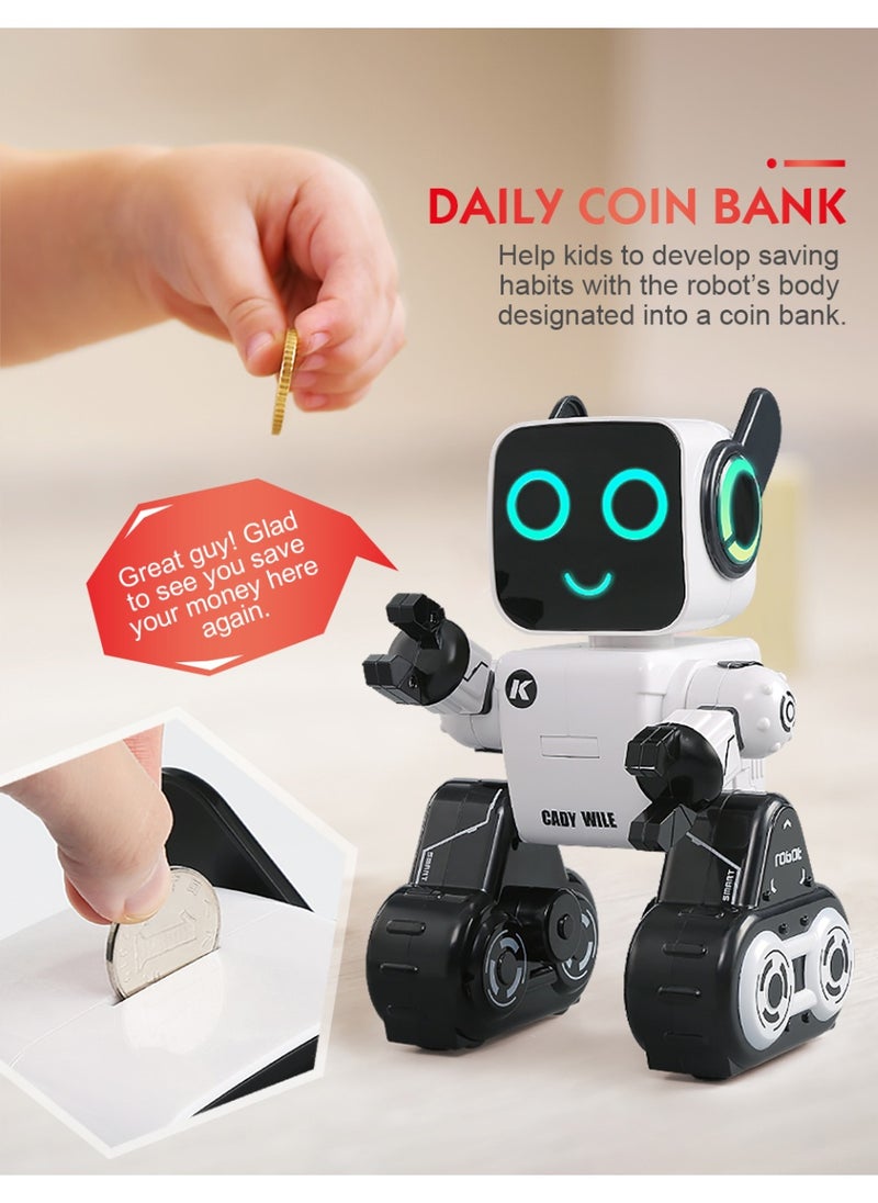 JJRC Interactive Voice Robot for Kids – Cady Wile Smart Robot with Programmable Singing and Talking Features, Voice Commands, and Learning Play – RC Robot for Kids Educational Toy  - Image 3