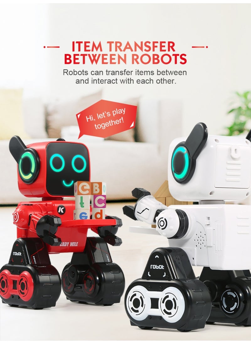 JJRC Interactive Voice Robot for Kids – Cady Wile Smart Robot with Programmable Singing and Talking Features, Voice Commands, and Learning Play – RC Robot for Kids Educational Toy  - Image 5