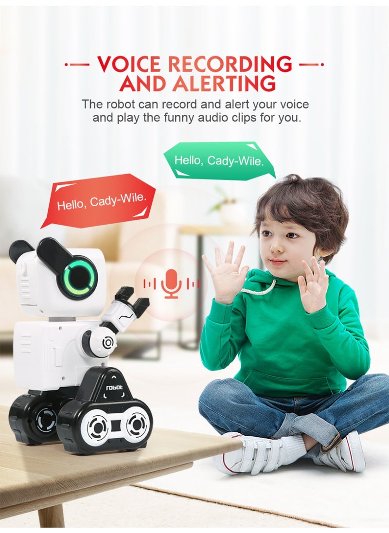 Interactive Voice Robot for Kids – Cady Wile Smart Robot with Programmable Singing and Talking Features, Voice Commands, and Learning Play – RC Robot for Kids Educational Toy