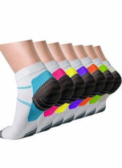 Excefore Compression Socks, Plantar Fasciitis for Women & Men, Circulation Arch Ankle Support, 15-20 mmHg Best Running Cycling, Nurses, Hiking  - Image 1
