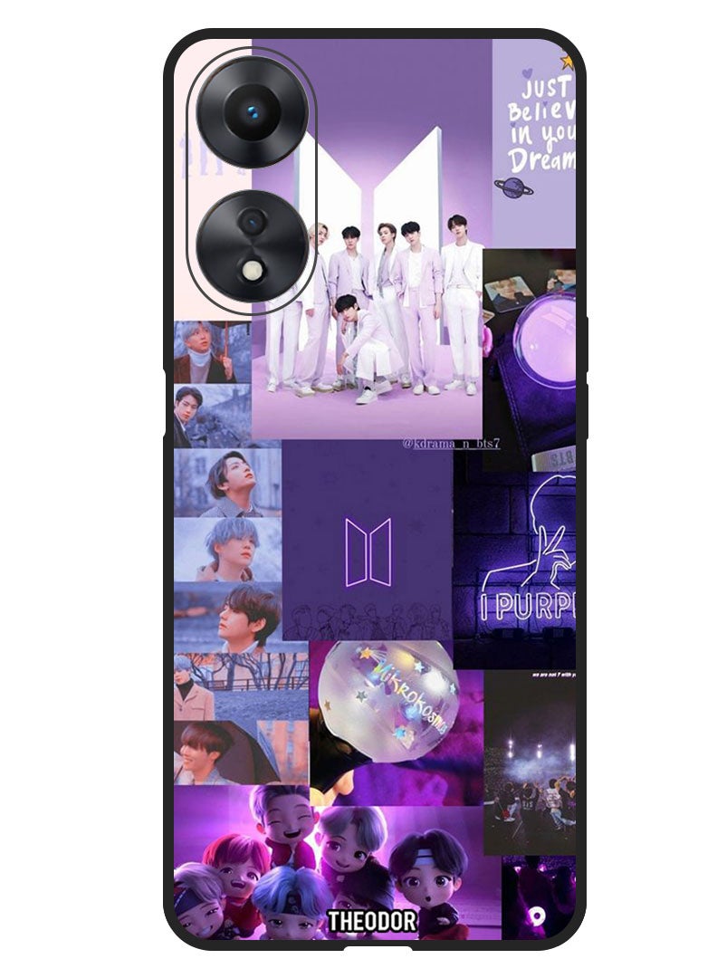Theodor Protective Case Anti Scratch Shock Proof Bumper Cover For Oppo A1 5G BTS collage - Image 1