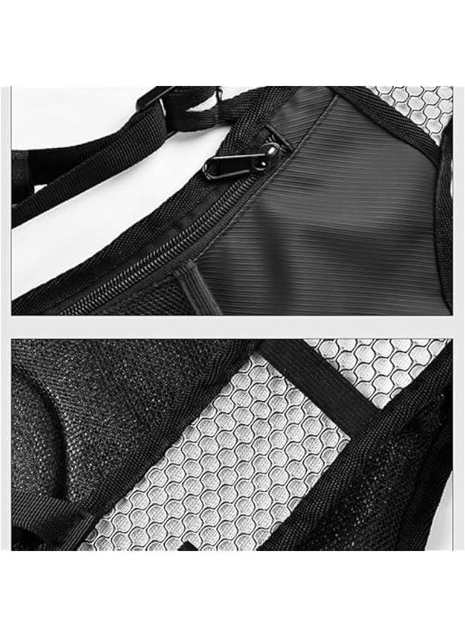 Cycling Hydration Backpack - Water Bag, Hydration Packs | Lightweight Breathable Hydration Backpacks with Multiple Pockets, Waterproof Large Capacity Hydration Pack Hold 2l Bladder for Cycling Hikin