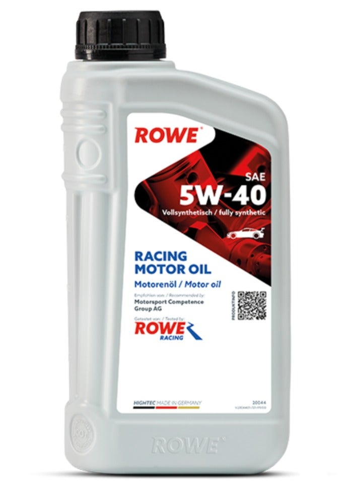 ROWE HIGHTEC RACING MOTOR OIL SAE 5W-40 (5 Ltr). MULTI-ESTER TECHNOLOGY , Top-quality, Fully Synthetic- Germany 