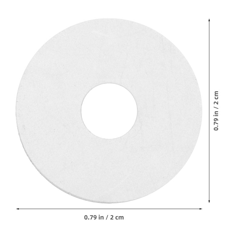 M6 20mm حلقات ختم فلاتر الفينيل المسطحة لإصلاح مقبض باب الدش ملحقات الزجاج - Image 3