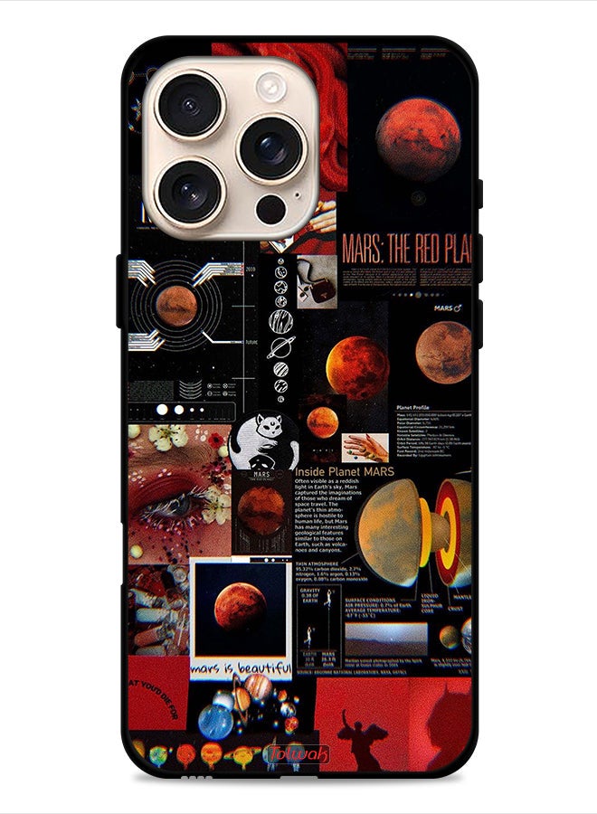 Tolwak Apple iPhone 16 Pro Protective Case Cover Mars Art - Image 1