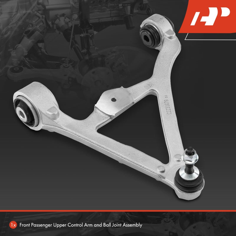 A-Premium Rear Right Upper Control Arm, with Ball Joint & Bushing, Compatible with Jaguar XF 09-15, XFR 10-15, XFR-S 13-15, XJ 11-16, XK & XKR 07-09, S-Type 02-08, Ford Thunderbird 02-05, Lincoln LS - Image 2