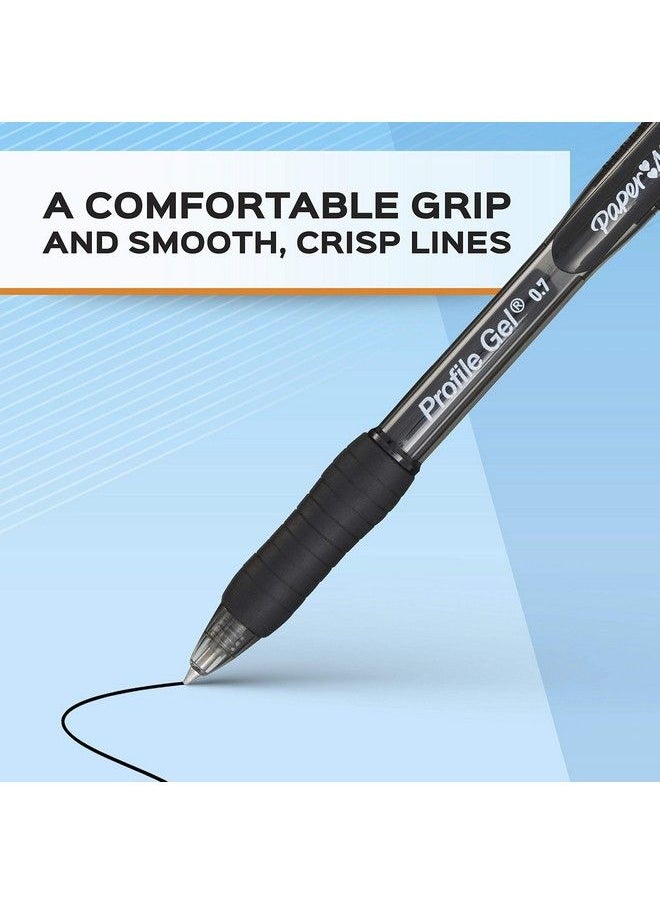 Paper Mate - Gel Pen Profile Retractable Pen 0.7Mm Blue 36 Count - Image 1