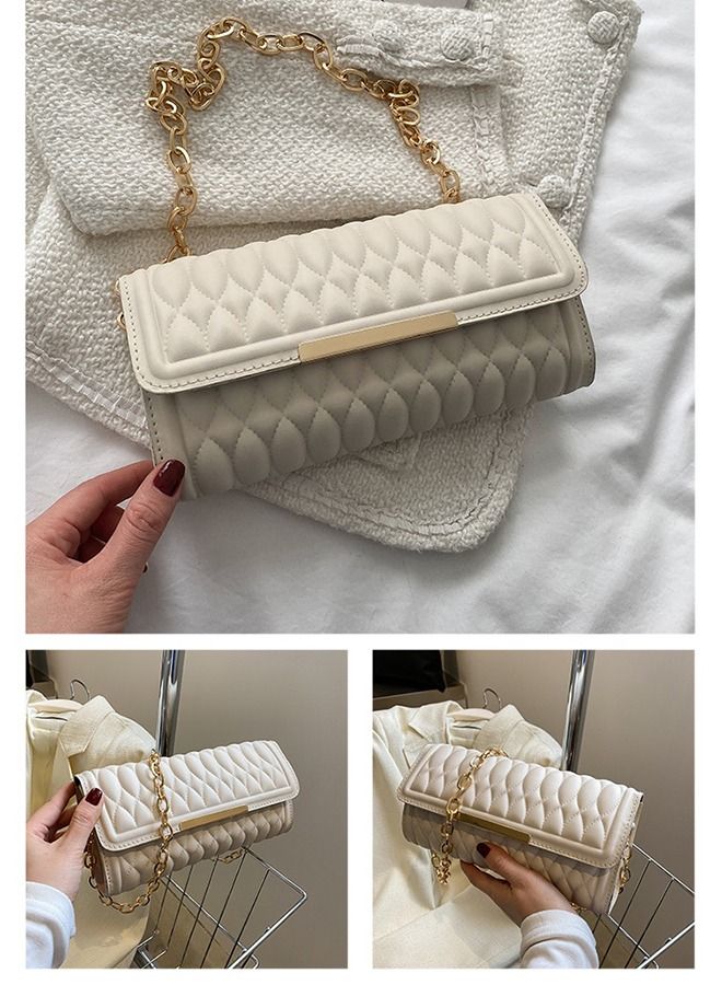 شاربدو حقيبة كتف نسائية مبطنة عالية الجودة من البولي يوريثان، حقيبة يد عصرية فاخرة من البولي يوريثان للترفيه والعمل - Image 3