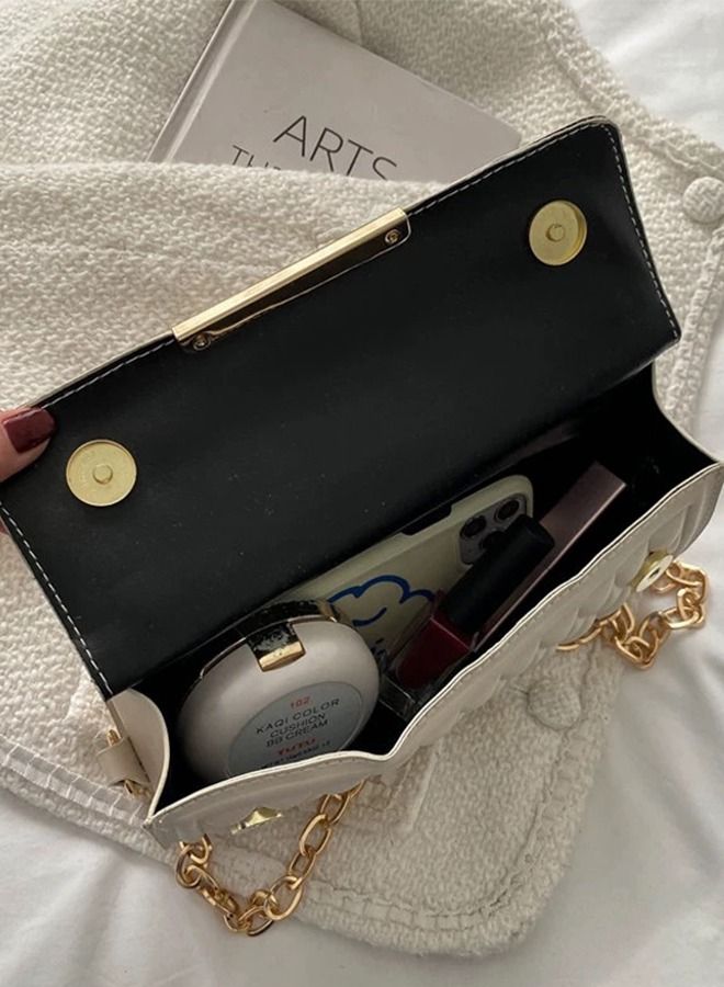 شاربدو حقيبة كتف نسائية مبطنة عالية الجودة من البولي يوريثان، حقيبة يد عصرية فاخرة من البولي يوريثان للترفيه والعمل - Image 2