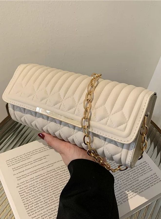 شاربدو حقيبة كتف نسائية مبطنة عالية الجودة من البولي يوريثان، حقيبة يد عصرية فاخرة من البولي يوريثان للترفيه والعمل - Image 4