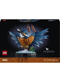LEGO Icons Kingfisher Bird Building Set 10331 Building Toy Set (834 Pieces)  - Image 2