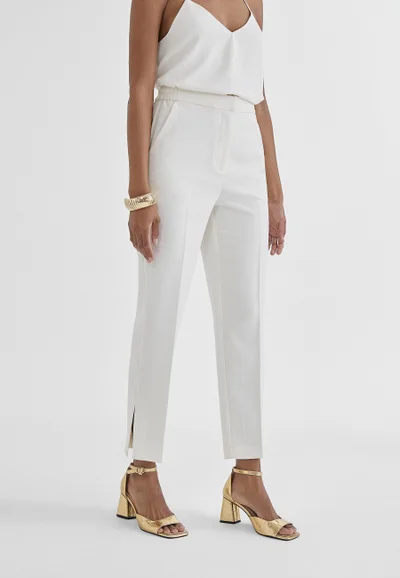 Lola Casademunt Cropped trousers with slits