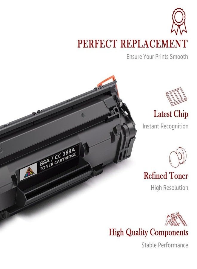 IIC IMAGE INFO ImageInfo MFP 126n / 126nw Toner Cartridge for 88A HP Laser Jet M126nw M126n 126a 126 MFP Multi-Function Monochrome Printer - Image 3