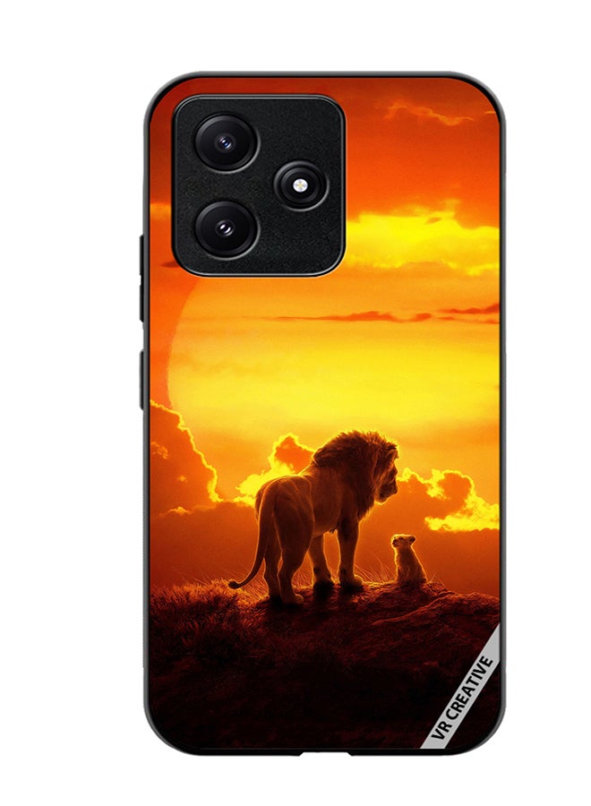 VR CREATIVE Protective Case Cover For Xiaomi Poco M6 Pro 5G The Lion King Design Multicolour - Image 1
