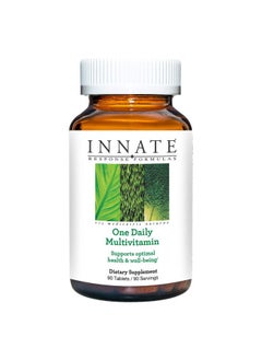 INNATE Response Formulas One Daily - Daily Herb-Free Multivitamin - Includes B Vitamins - Vegetarian, Non-GMO, and Kosher - Made Without 9 Food Allergens - 90 tablets (90 Servings)