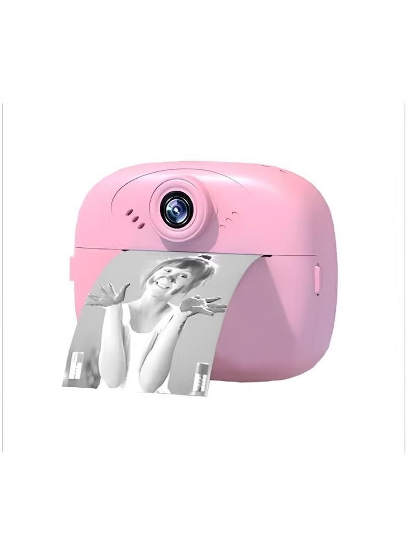 Smartbarry kC02 Kids Print Camera | Dual Lens Digital Camera with Instant Ink-Free Printing | 2.4" HD Screen | Fun Pink & Blue Design | Portable, Rechargeable, Easy-to-Use | Perfect Gift for Children | Capture, Print, and Play Anywhere - Image 1