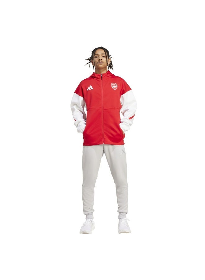 Adidas Afc Anth Jkt Red Football Track Tops For Men XS - Image 5